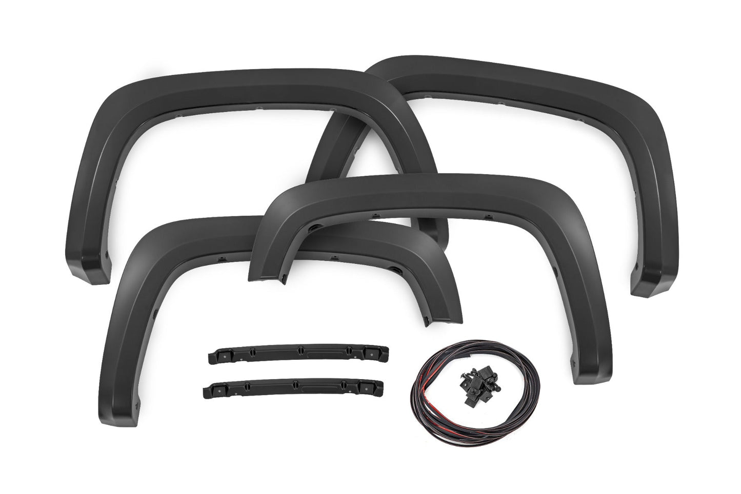 Rough Country S-C12215-G9K Fender Flares | Sport | G9K Satin Steel | Chevy Silverado 2500 HD/3500 HD (20-25)