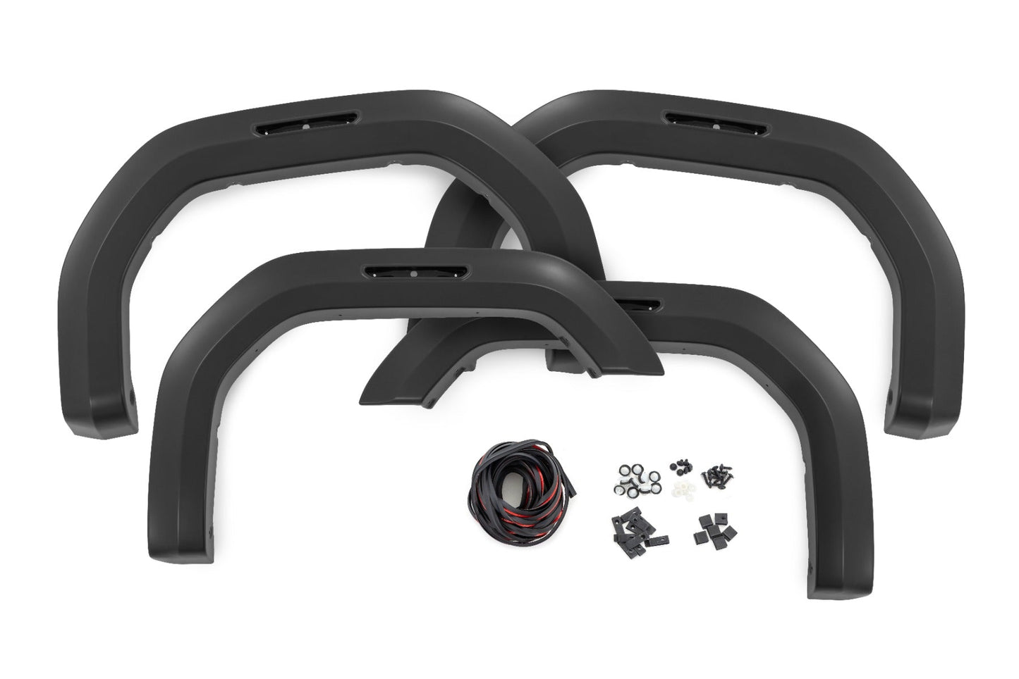 Rough Country S-G11912-GCI Fender Flares | Sport | GCI Carbon Black | GMC Sierra 2500 HD/Sierra 3500 HD (20-25)
