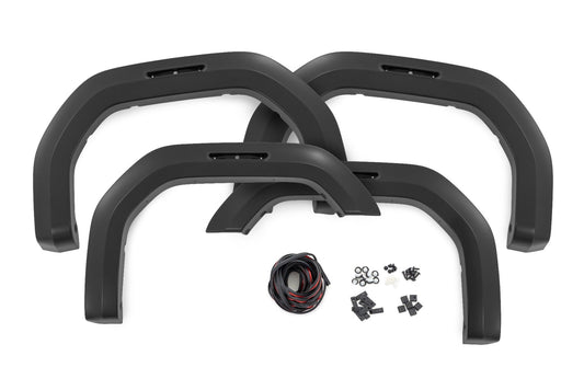Rough Country S-G11912-GNK Fender Flares | Sport | GNK Brownstone | GMC Sierra 2500 HD/Sierra 3500 HD (20-25)