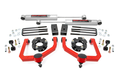 Rough Country 83430RED 3 Inch Lift Kit | N3 Shocks | Nissan Titan 2WD/4WD (2004-2024)