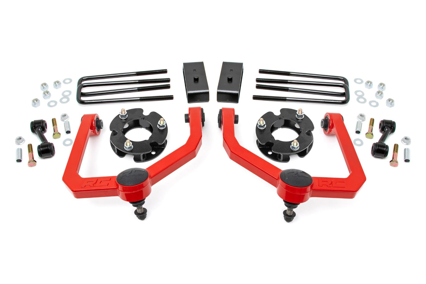 Rough Country 83400RED 3 Inch Lift Kit | Nissan Titan 2WD/4WD (2004-2024)