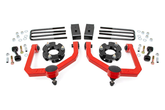 Rough Country 83400RED 3 Inch Lift Kit | Nissan Titan 2WD/4WD (2004-2024)
