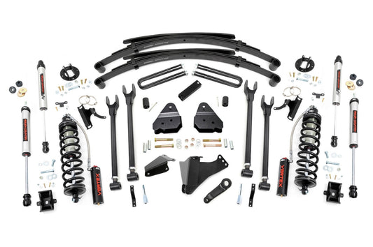 Rough Country 58258 6 Inch Lift Kit | Diesel | 4 Link | RR Spring | C/O V2 | Ford F-250/F-350 Super Duty (05-07)