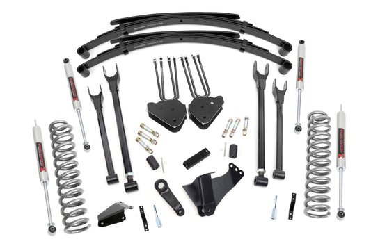 Rough Country 58340 6 Inch Lift Kit | Gas | 4 Link | M1 | Leaf Springs | Ford F-250/F-350 Super Duty (05-07)