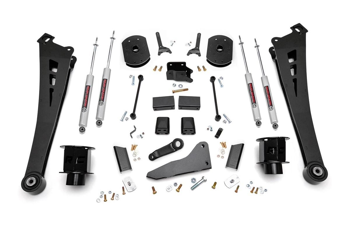 Rough Country 396.20 5 Inch Lift Kit | RR Air Bags | Ram 2500 4WD (2014-2018)