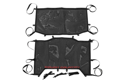 Rough Country 85120 Mesh Bikini Top Plus | Black | Jeep Wrangler JL (21-23)/Wrangler Unlimited (18-23)
