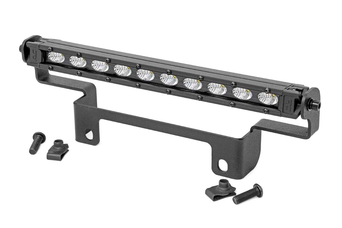 Rough Country 92001 LED Light Kit | Bumper Mount | 10" Black Slimline | Honda Pioneer 1000