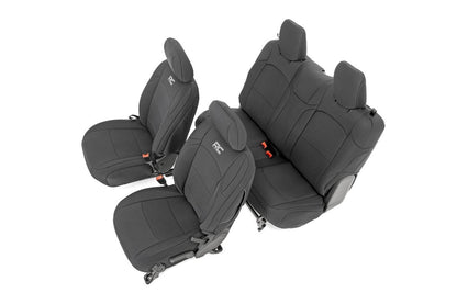 Rough Country 91020 Seat Covers | Front and Rear | Jeep Wrangler JL 4WD (2018-2025)