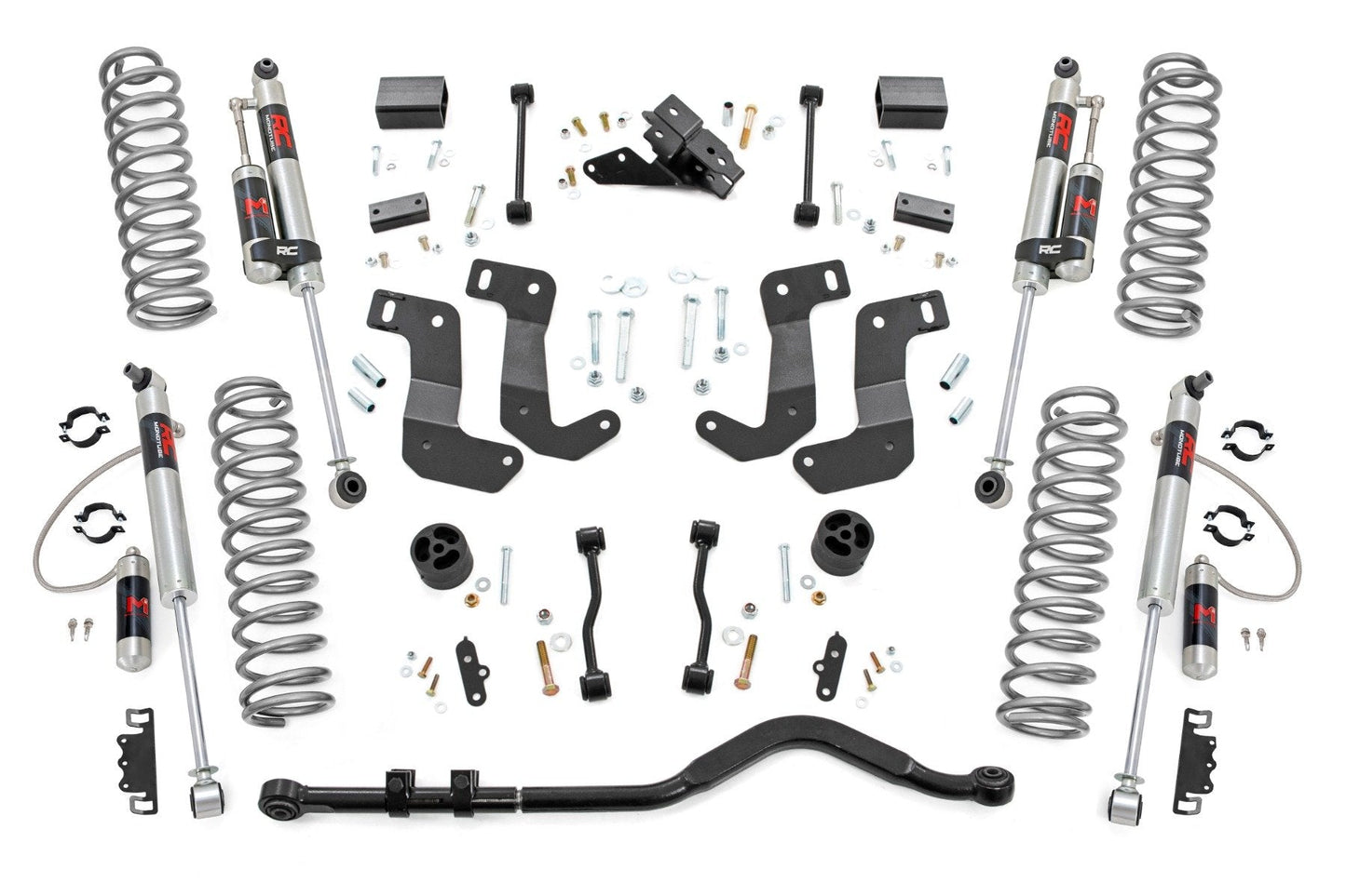 Rough Country 66844 3.5 Inch Lift Kit | C/A Drop | Stage 1 | M1R | Jeep Wrangler Unlimited (18-23)