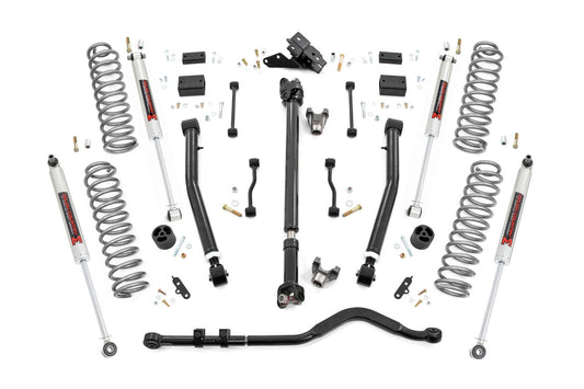 Rough Country 91640 3.5 Inch Lift Kit | Adj Lower | FR D/S | M1 | Jeep Wrangler Unlimited 4WD (24-25)