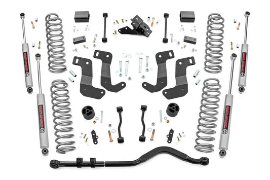 Rough Country 66830 3.5 Inch Lift Kit | C/A Drop | 4-Door | Jeep Wrangler Unlimited 4WD (18-23)