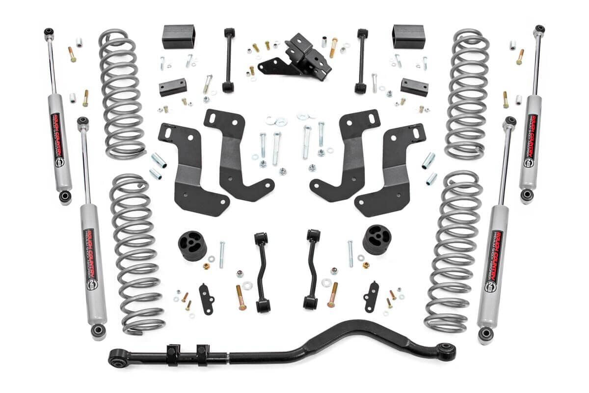 Rough Country 79230 3.5 Inch Lift Kit | C/A Drop | 4-Door | Jeep Wrangler JL 4WD (2021-2023)
