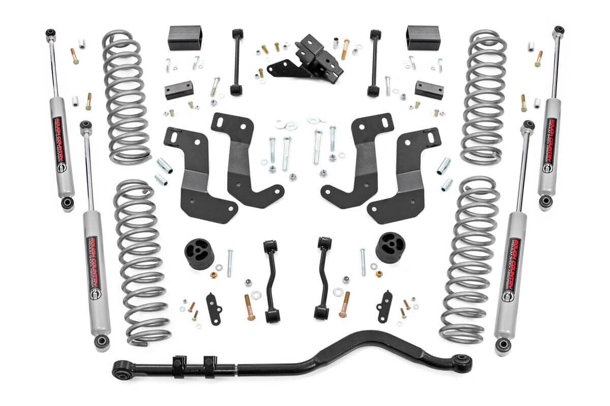 Rough Country 79830 3.5 Inch Lift Kit | C/A Drop | 4-Door | Jeep Wrangler JL 4WD (2024-2025)