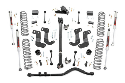 Rough Country 69040 3.5 Inch Lift Kit | C/A Drop | FR D/S | M1 | Jeep Wrangler Unlimited Rubicon (18-23)