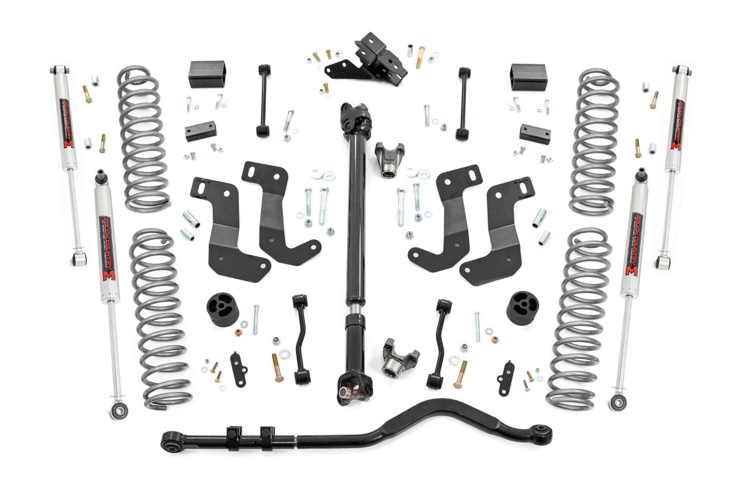 Rough Country 91940 3.5 Inch lift Kit | C/A Drop | FR D/S | M1 | Jeep Wrangler Unlimited 4WD (24-25)