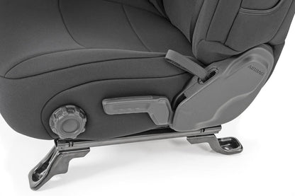Rough Country 91010 Seat Covers | Front and Rear | Jeep Wrangler Unlimited 4WD (2018-2025)