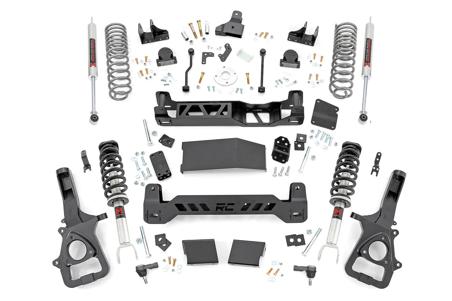 Rough Country 33440 6 Inch Lift Kit | M1/M1 | Dual Rate Coils | Ram 1500 4WD (2019-2024)