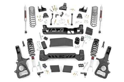 Rough Country 33440 6 Inch Lift Kit | M1/M1 | Dual Rate Coils | Ram 1500 4WD (2019-2024)