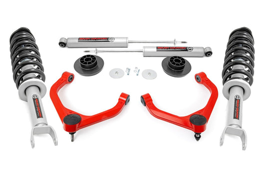 Rough Country 31431RED 3.5 Inch Lift Kit | N3 Struts | Ram 1500 2WD/4WD (2019-2026)
