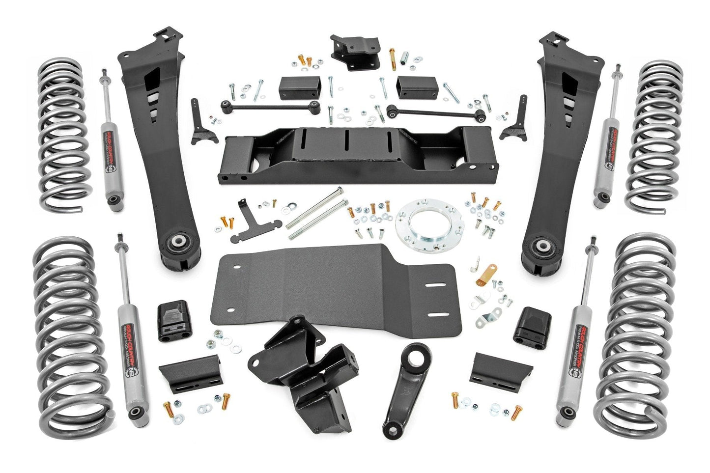 Rough Country 38330 5 Inch Lift Kit | Dual Rate Coils | Non-AISIN | Ram 2500 4WD (2019-2024)