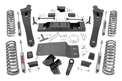 Rough Country 38330 5 Inch Lift Kit | Dual Rate Coils | Non-AISIN | Ram 2500 4WD (2019-2024)