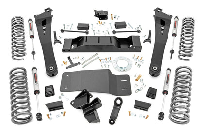 Rough Country 38370 5 Inch Lift Kit | Dual Rate Coils | V2 | Non-AISIN | Ram 2500 4WD (2019-2024)