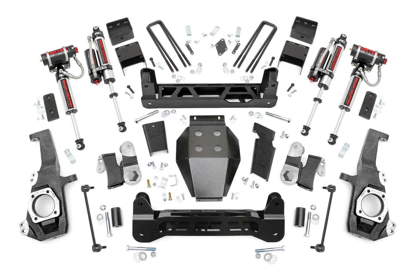 Rough Country 110850 5 Inch Lift Kit | NTD | Vertex Shocks | w/ Overloads | Chevy/GMC 2500HD/3500HD (20-25)