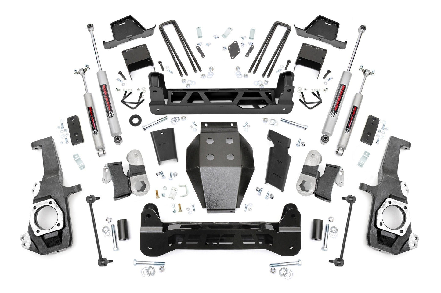 Rough Country 111130 7 Inch Lift Kit | NTD | w/ Overloads | Chevy/GMC 2500HD/3500HD 4WD (20-25)