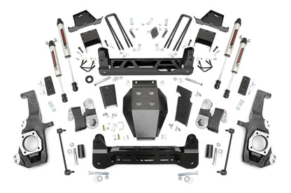 Rough Country 111170 7 Inch Lift Kit | NTD | V2 | w/ Overloads | Chevy/GMC 2500HD/3500HD (20-25)
