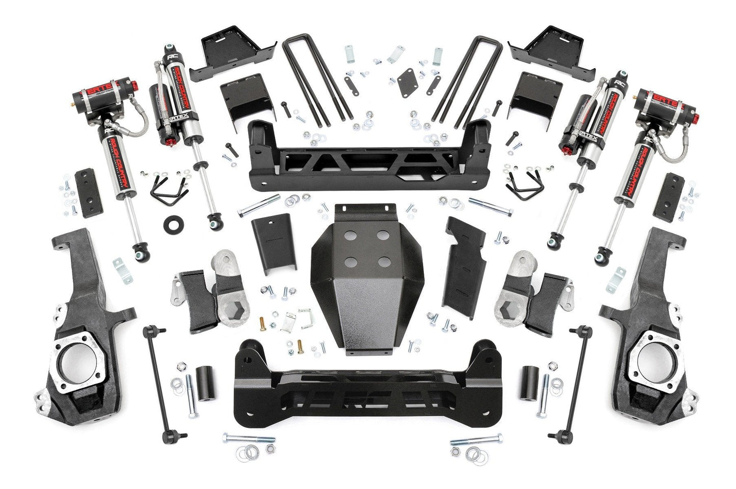 Rough Country 111150 7 Inch Lift Kit | NTD | Vertex Shocks | w/ Overloads | Chevy/GMC 2500HD/3500HD (20-25)