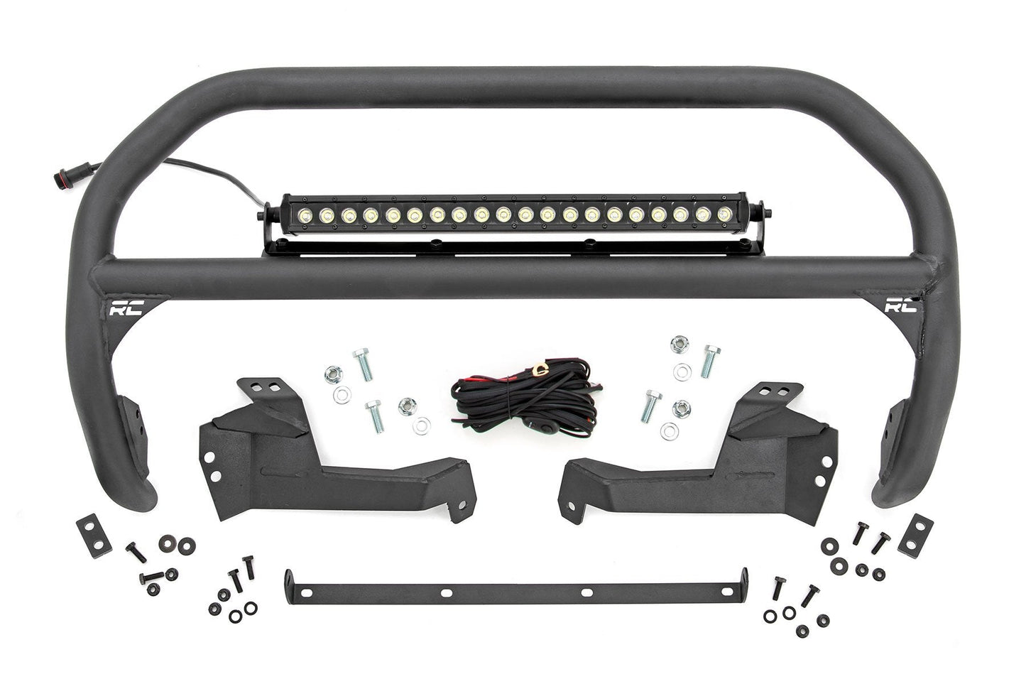 Rough Country 51041 Nudge Bar | 20 Inch Black Single Row LED | Ford Bronco Sport 4WD (2021-2025)