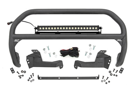 Rough Country 51041 Nudge Bar | 20 Inch Black Single Row LED | Ford Bronco Sport 4WD (2021-2025)