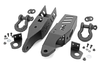 Rough Country RS172 Tow Hook Brackets | D-Ring Combo | Ford Bronco 4WD (2021-2025)