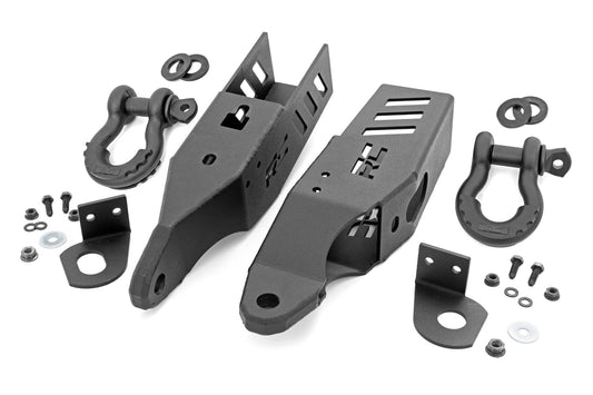 Rough Country RS172 Tow Hook Brackets | D-Ring Combo | Ford Bronco 4WD (2021-2025)