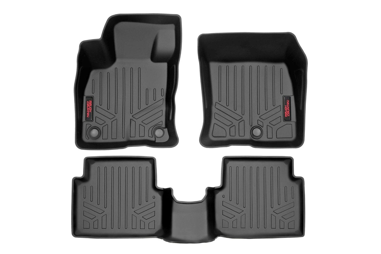 Rough Country M-51102 Floor Mats | Front and Rear | Ford Maverick 2WD/4WD (2022-2026)