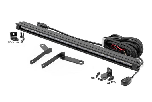 Rough Country 71077 LED Light Kit | Bumper Mount | 20" Black Slim Line | Toyota Tundra (22-25)