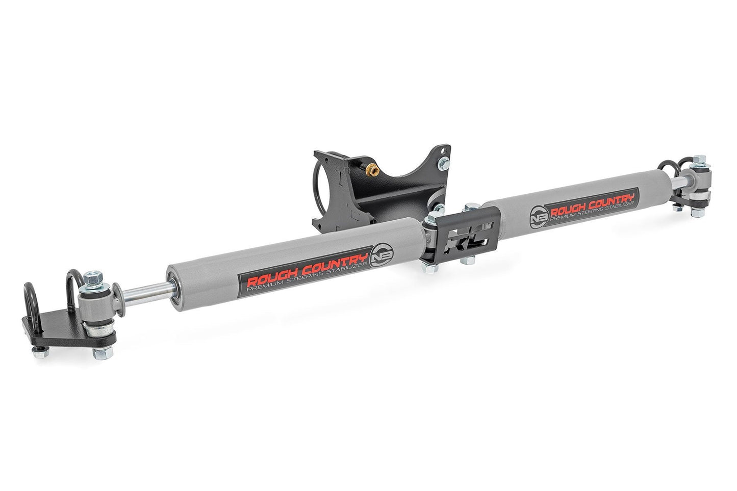 Rough Country 8749130 N3 Steering Stabilizer | Dual | 2-8 Inch Lift | Ford F-250/F-350 Super Duty (05-24)
