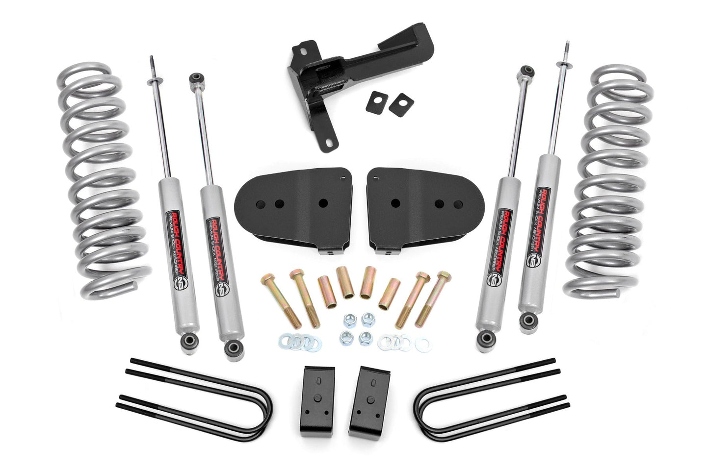 Rough Country 43630 3 Inch Lift Kit | N3 | Front Diesel Coils | Ford F-250 Super Duty 4WD (23-24)