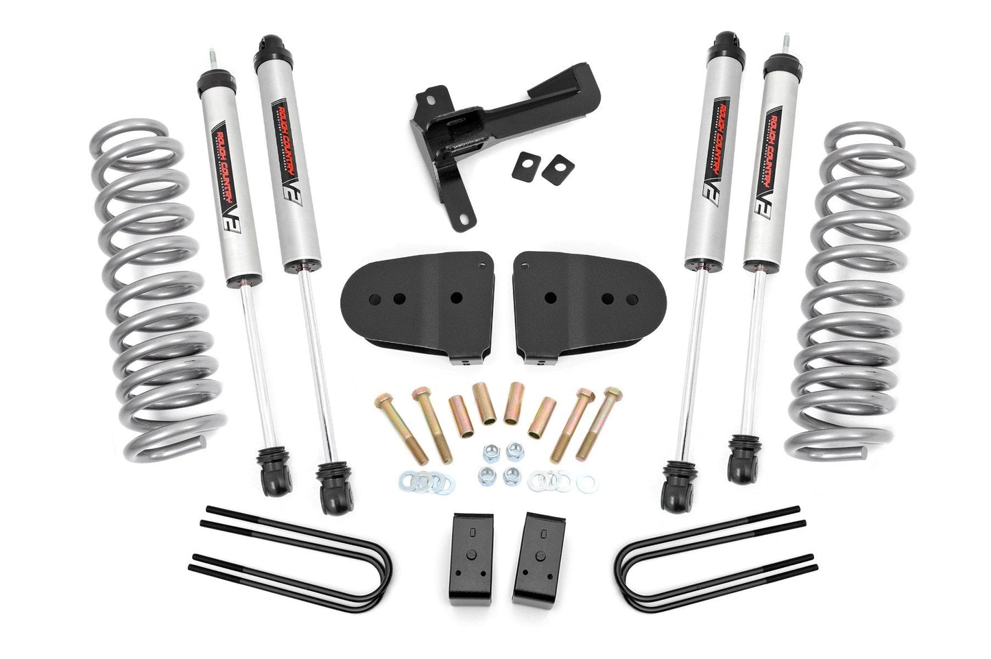 Rough Country 43670 3 Inch Lift Kit | V2 | Front Diesel Coils | Ford F-250 Super Duty 4WD (23-24)