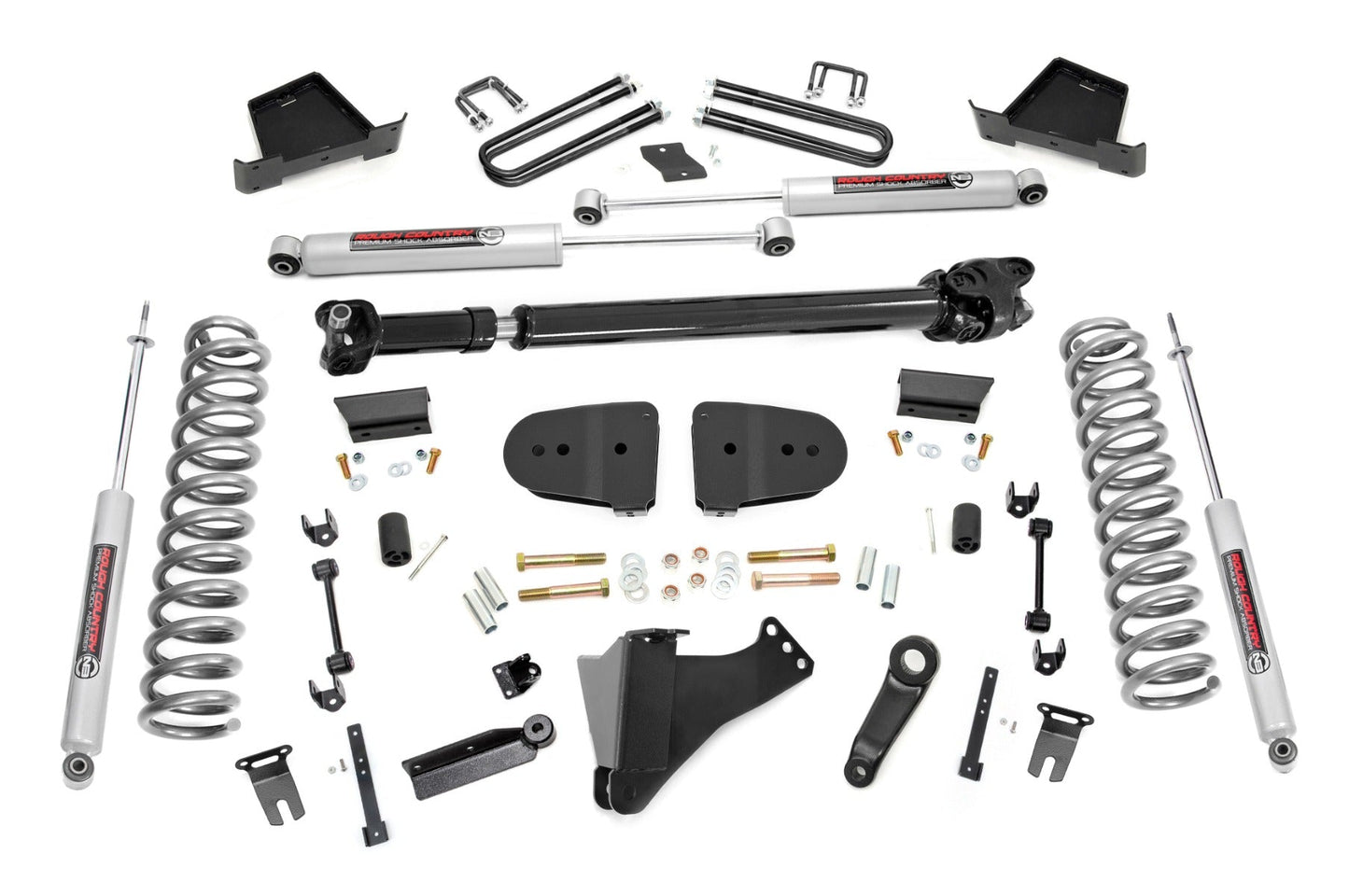 Rough Country 41930 6 Inch Lift Kit | Gas | No OVLD | Ford F-250/F-350 Super Duty 4WD (2023-2026)