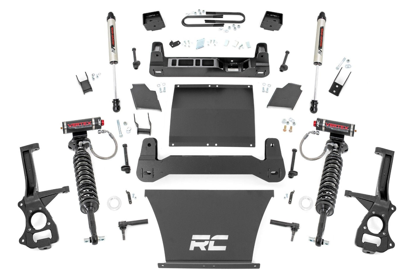Rough Country 21657 6 Inch Lift Kit | Mono Leaf Rear | Vertex/V2 | Chevy Silverado 1500 (22-24)