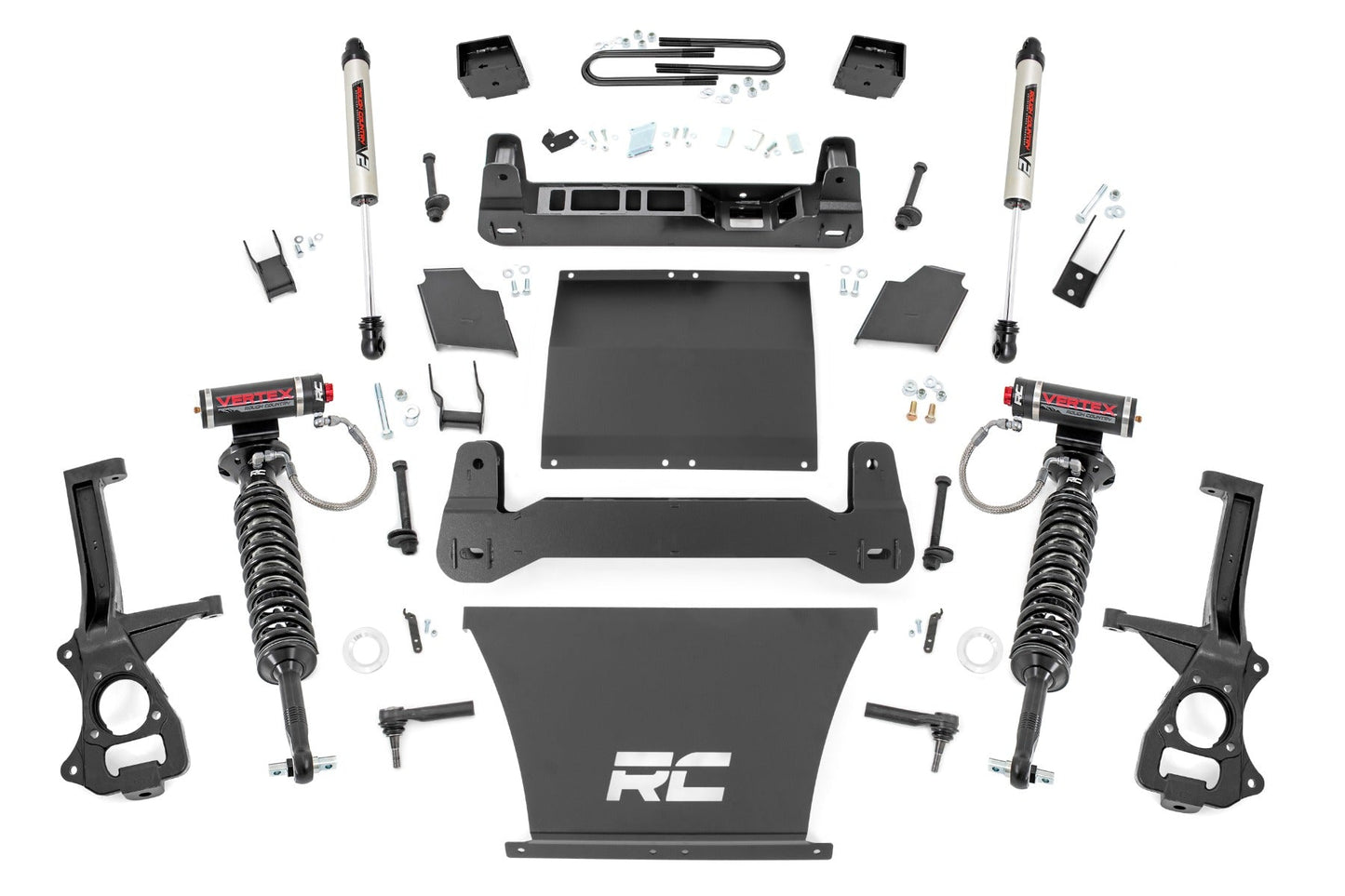 Rough Country 21657_A 6 Inch Lift Kit | Mono Leaf Rear | Vertex/V2 | Chevy Silverado 1500 (25-26)