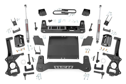 Rough Country 21630D_A 6 Inch Lift Kit | Mono Leaf Rear | Diesel | Chevy Silverado 1500 4WD (25-26)
