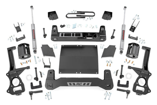 Rough Country 21630D_A 6 Inch Lift Kit | Mono Leaf Rear | Diesel | Chevy Silverado 1500 4WD (25-26)