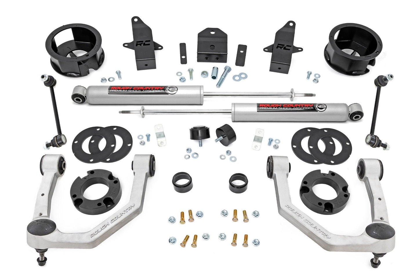 Rough Country 72630 3.5 Inch Lift Kit | N3 | Toyota Land Cruiser 4WD (2024-2025)