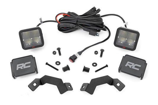 Rough Country 72118 LED Light Kit | Ditch Mount | 2" Spectrum Pair | Spot | Toyota Land Cruiser (24-25)