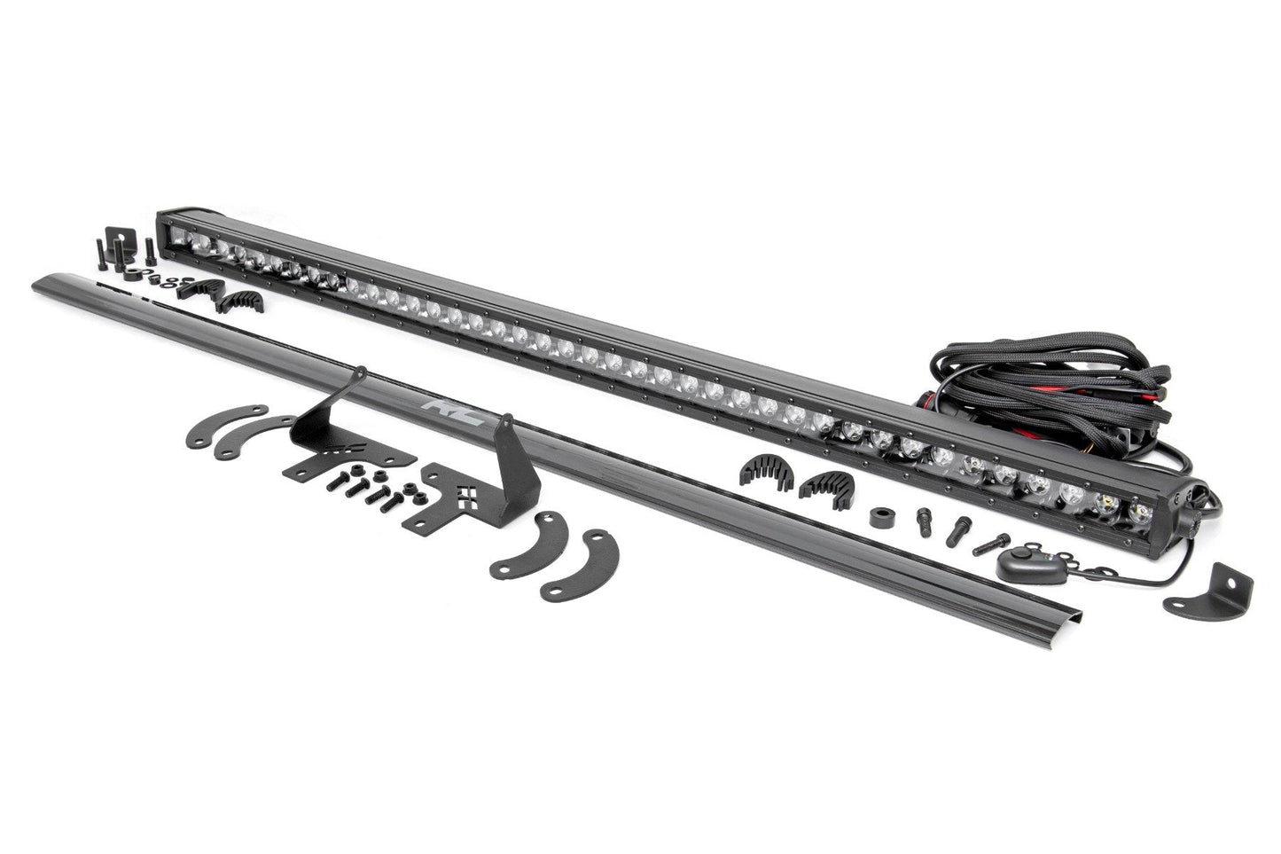 Rough Country 93180 LED Light Kit | Front Mount | 40" Black-Series Single Row | Polaris RZR XP 4 1000 (2024)