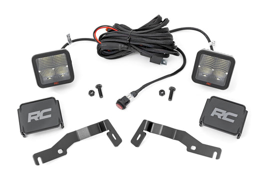 Rough Country 72107 LED Light Kit | Ditch Mount | 2" Spectrum Pair | Spot | Toyota Tacoma (24-25)