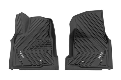Rough Country FF-7122 Flex Fit Floor Mats | Front | Crew | Toyota Tacoma 2WD/4WD (2024-2026)