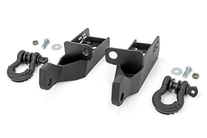 Rough Country 73126 Front Shackle Kit | D-Ring Combo | Toyota Tacoma 2WD/4WD (2024-2025)